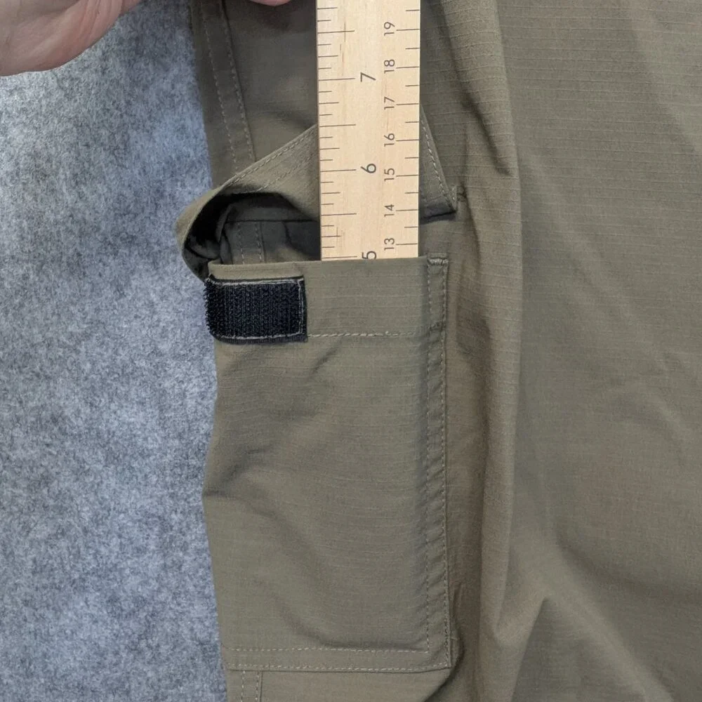 Tilley Adjustable Cargo Outdoor Utility Convertible Hiking camping pant TAUPE 16 - Picture 7 of 13